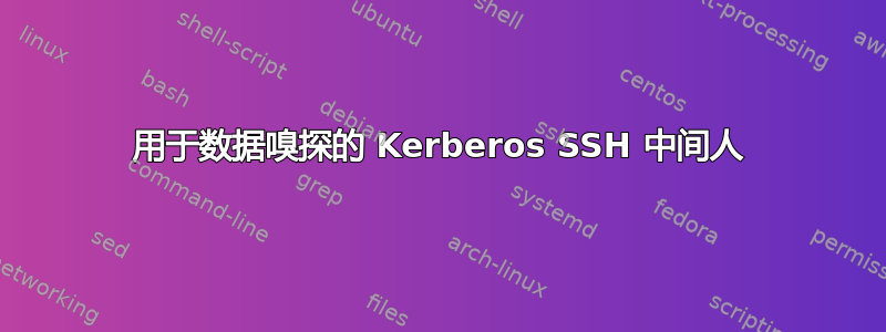 用于数据嗅探的 Kerberos SSH 中间人