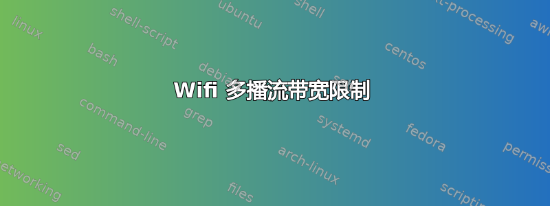 Wifi 多播流带宽限制