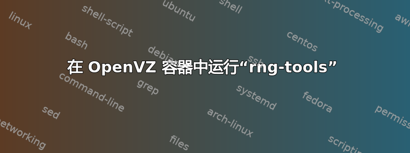 在 OpenVZ 容器中运行“rng-tools”