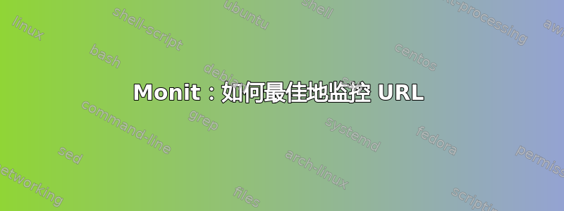 Monit：如何最佳地监控 URL