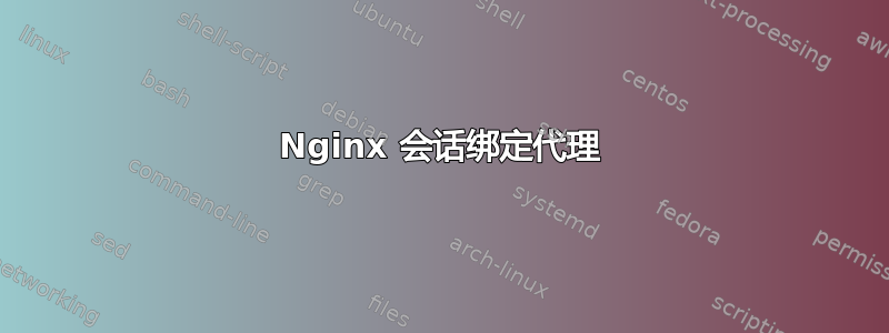 Nginx 会话绑定代理