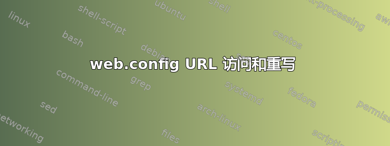 web.config URL 访问和重写