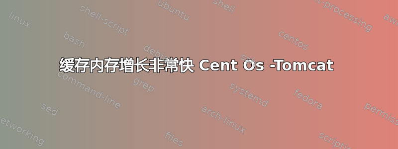 缓存内存增长非常快 Cent Os -Tomcat