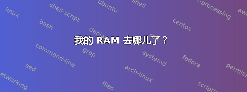 我的 RAM 去哪儿了？