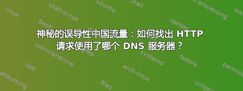 神秘的误导性中国流量：如何找出 HTTP 请求使用了哪个 DNS 服务器？