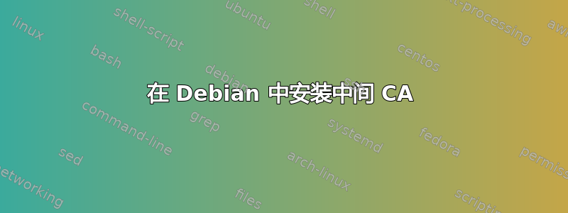 在 Debian 中安装中间 CA