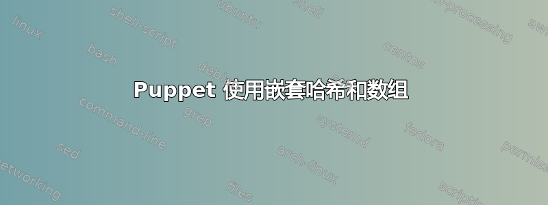 Puppet 使用嵌套哈希和数组