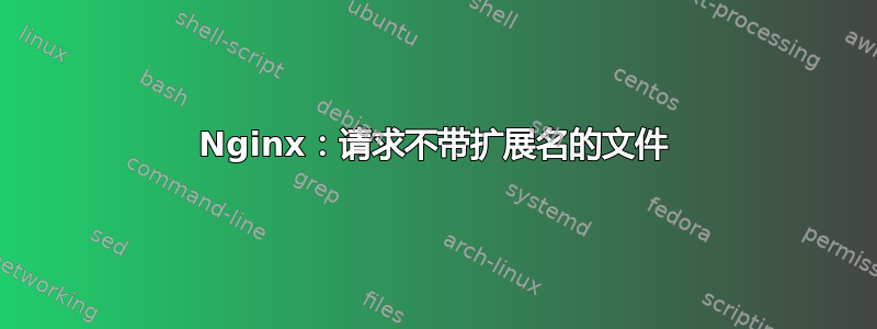 Nginx：请求不带扩展名的文件