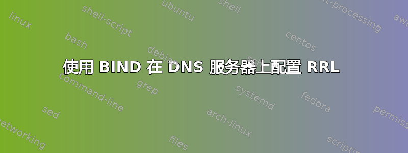 使用 BIND 在 DNS 服务器上配置 RRL