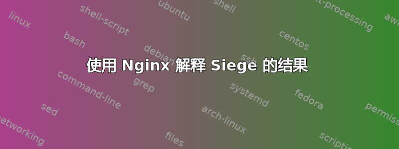 使用 Nginx 解释 Siege 的结果