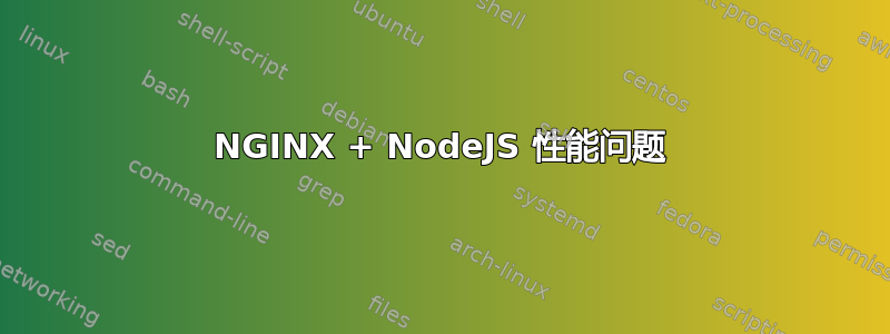 NGINX + NodeJS 性能问题