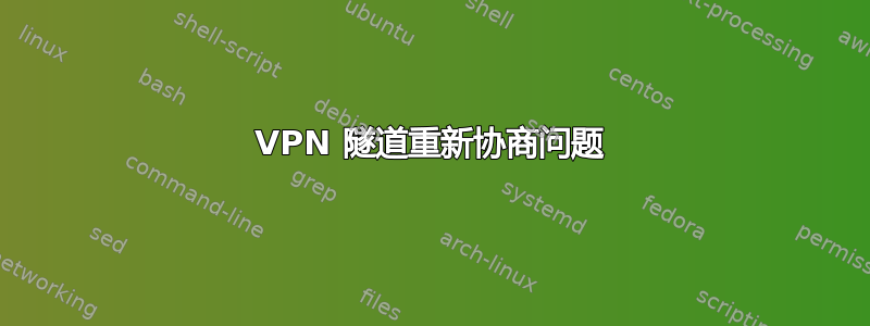 VPN 隧道重新协商问题