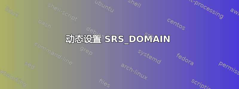 动态设置 SRS_DOMAIN