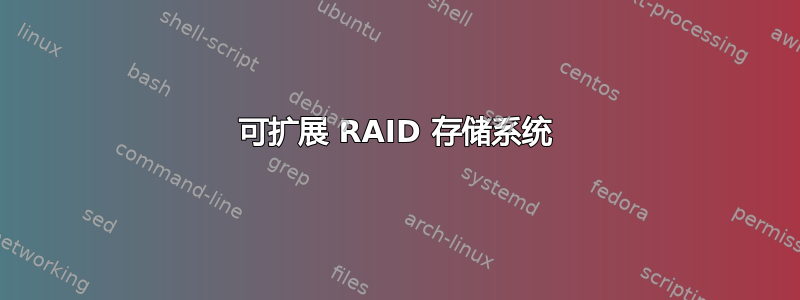 可扩展 RAID 存储系统