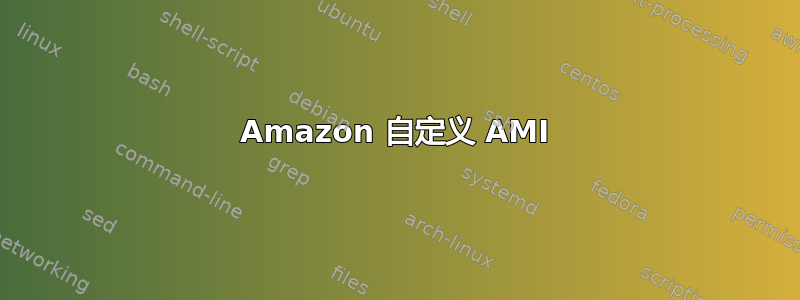 Amazon 自定义 AMI