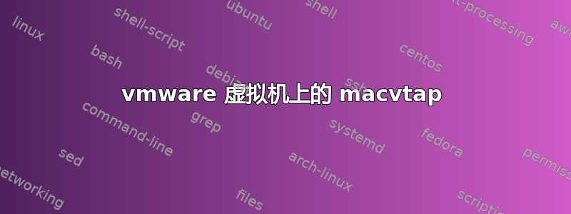 vmware 虚拟机上的 macvtap