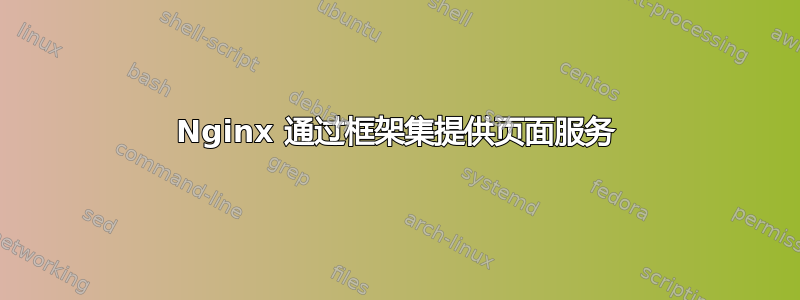 Nginx 通过框架集提供页面服务