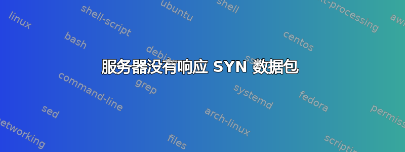 服务器没有响应 SYN 数据包