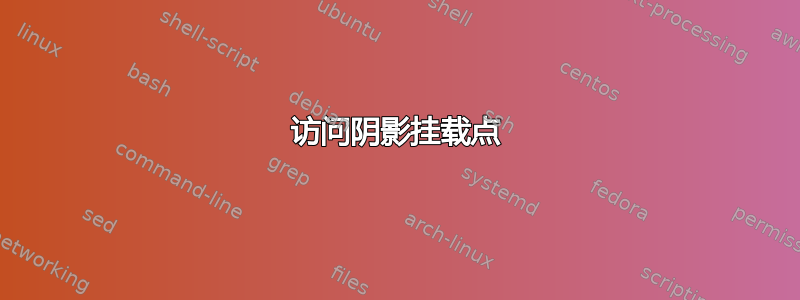 访问阴影挂载点