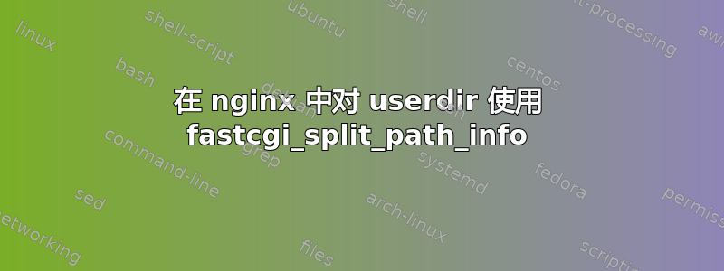 在 nginx 中对 userdir 使用 fastcgi_split_path_info