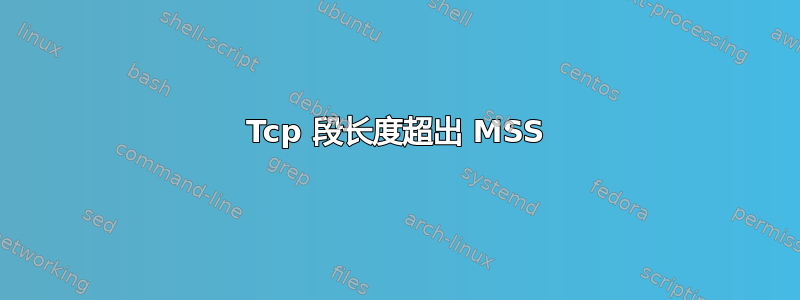 Tcp 段长度超出 MSS