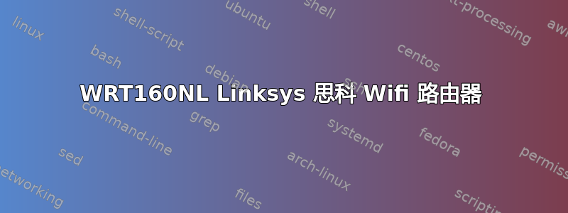 WRT160NL Linksys 思科 Wifi 路由器