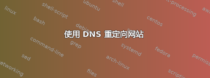 使用 DNS 重定向网站