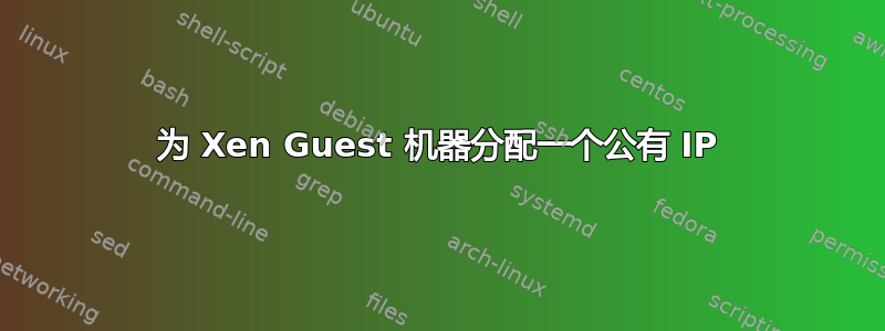 为 Xen Guest 机器分配一个公有 IP