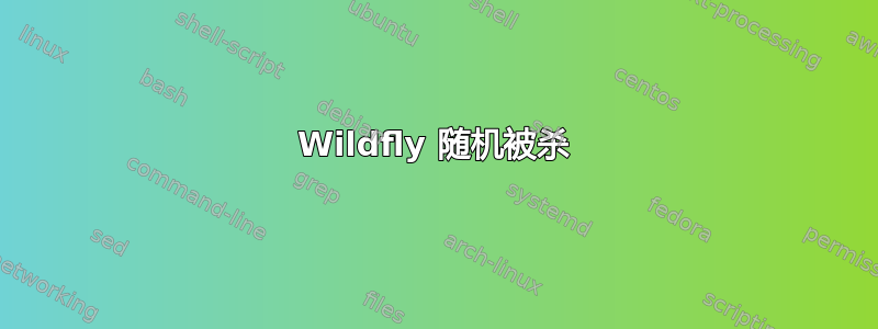 Wildfly 随机被杀