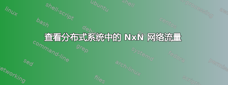 查看分布式系统中的 NxN 网络流量