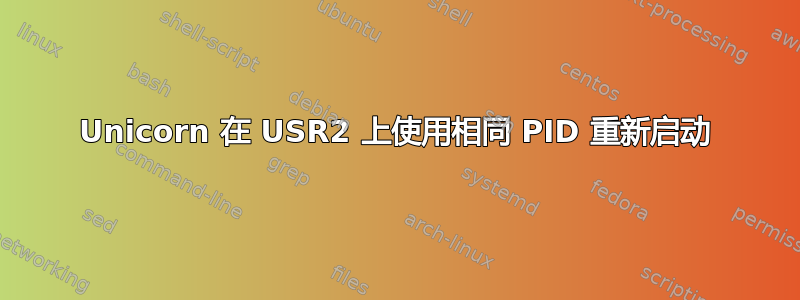 Unicorn 在 USR2 上使用相同 PID 重新启动