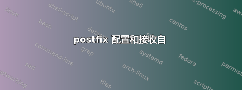 postfix 配置和接收自