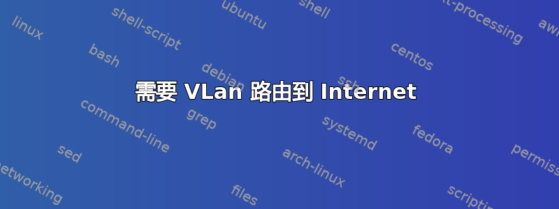 需要 VLan 路由到 Internet