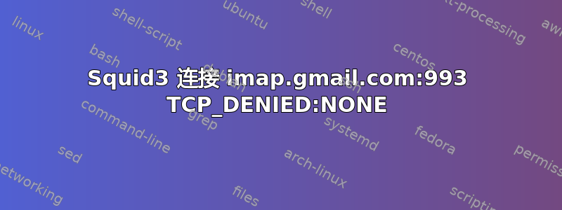 Squid3 连接 imap.gmail.com:993 TCP_DENIED:NONE