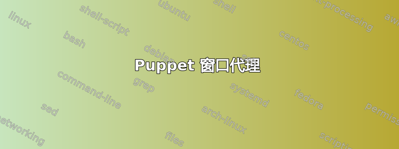 Puppet 窗口代理