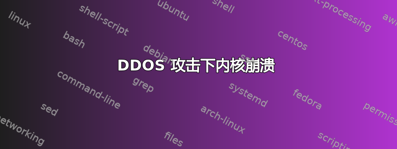 DDOS 攻击下内核崩溃