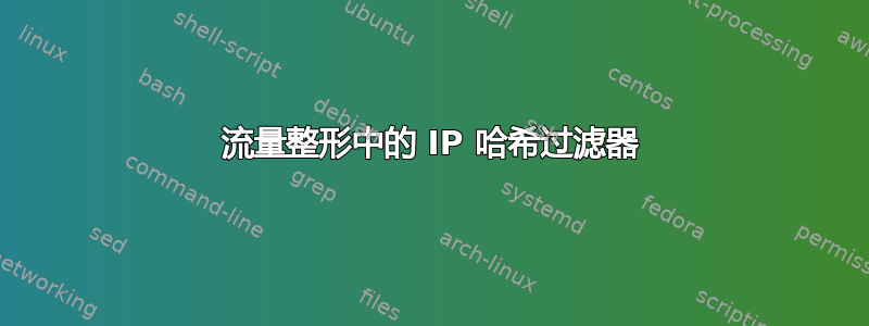 流量整形中的 IP 哈希过滤器