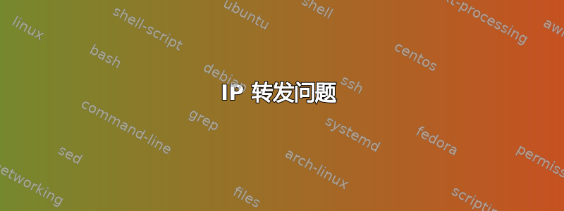 IP 转发问题