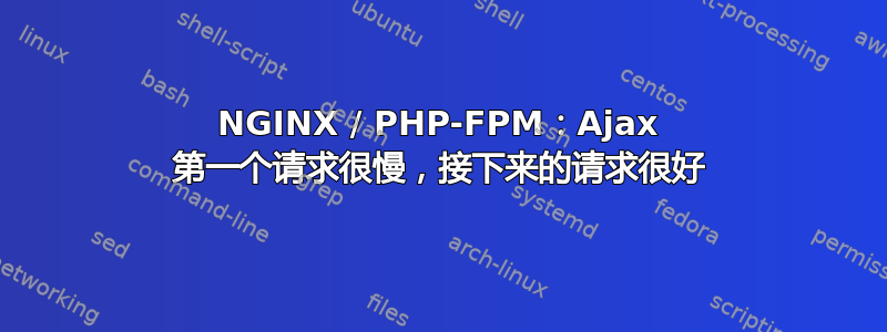 NGINX / PHP-FPM：Ajax 第一个请求很慢，接下来的请求很好