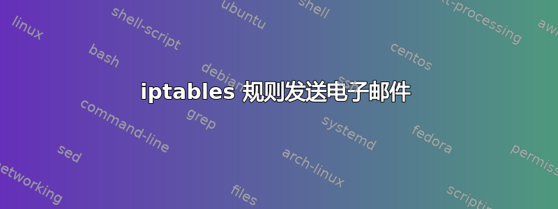 iptables 规则发送电子邮件