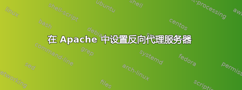 在 Apache 中设置反向代理服务器