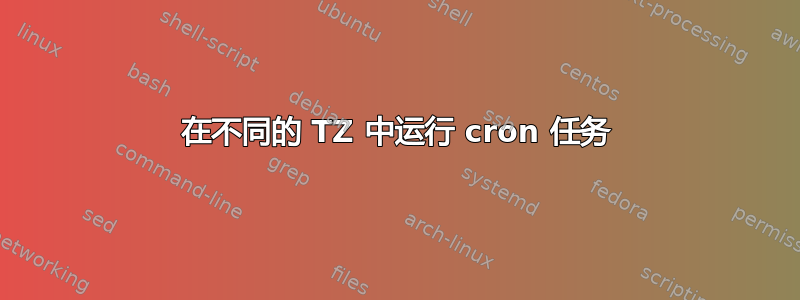 在不同的 TZ 中运行 cron 任务