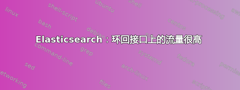 Elasticsearch：环回接口上的流量很高