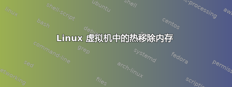 Linux 虚拟机中的热移除内存