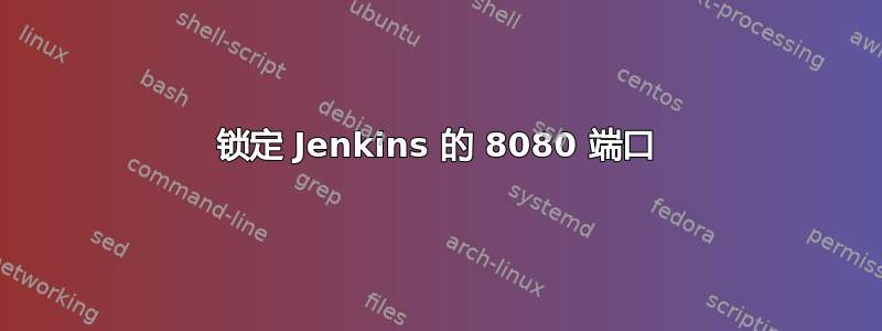 锁定 Jenkins 的 8080 端口