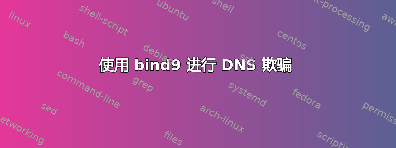 使用 bind9 进行 DNS 欺骗