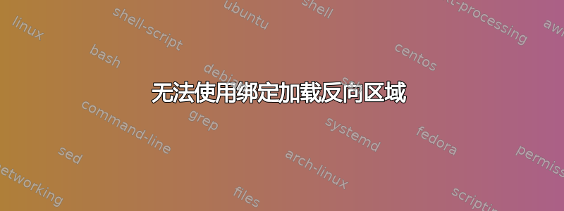 无法使用绑定加载反向区域