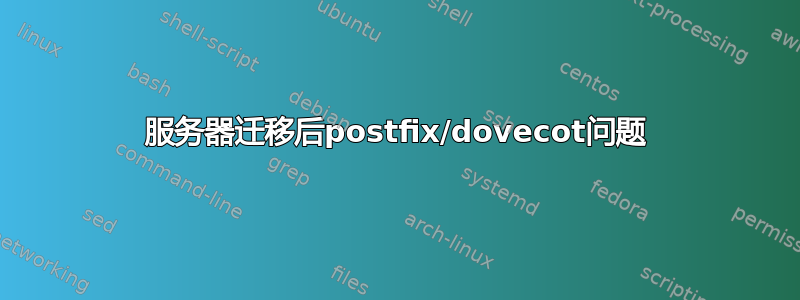 服务器迁移后postfix/dovecot问题