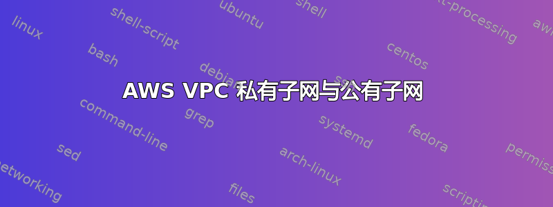 AWS VPC 私有子网与公有子网