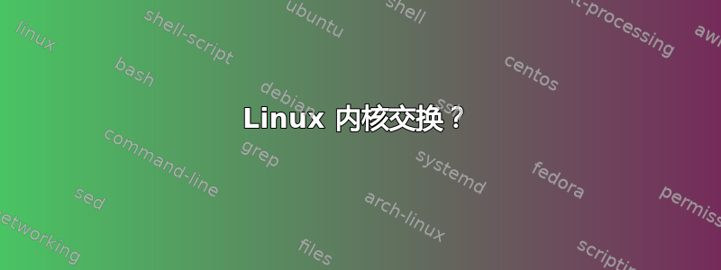 Linux 内核交换？